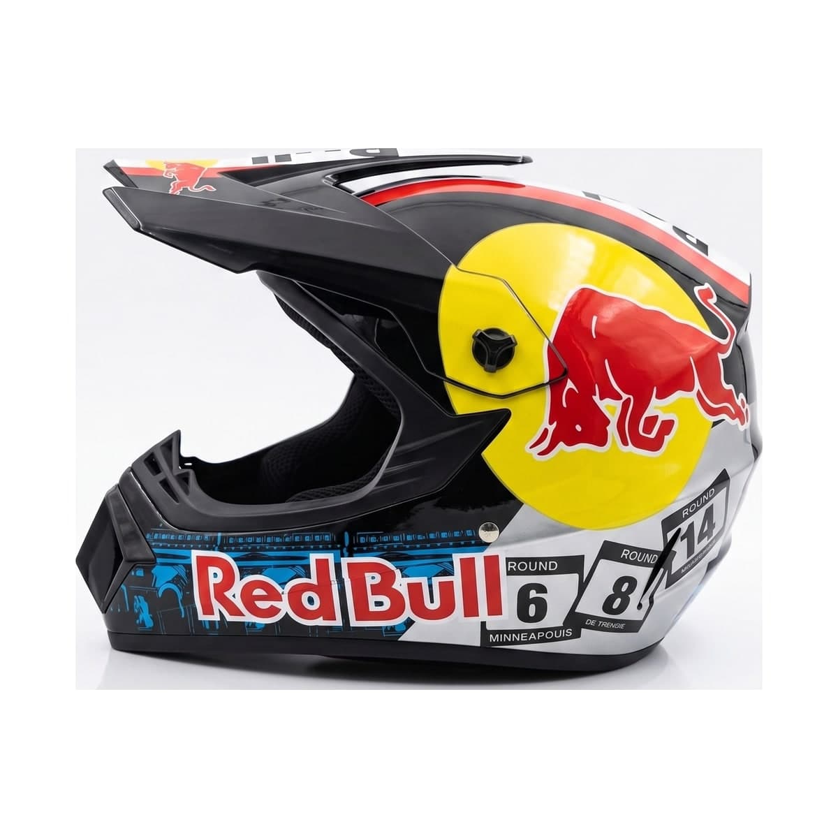 קסדת MX מלאה בעיצוב מרוץ