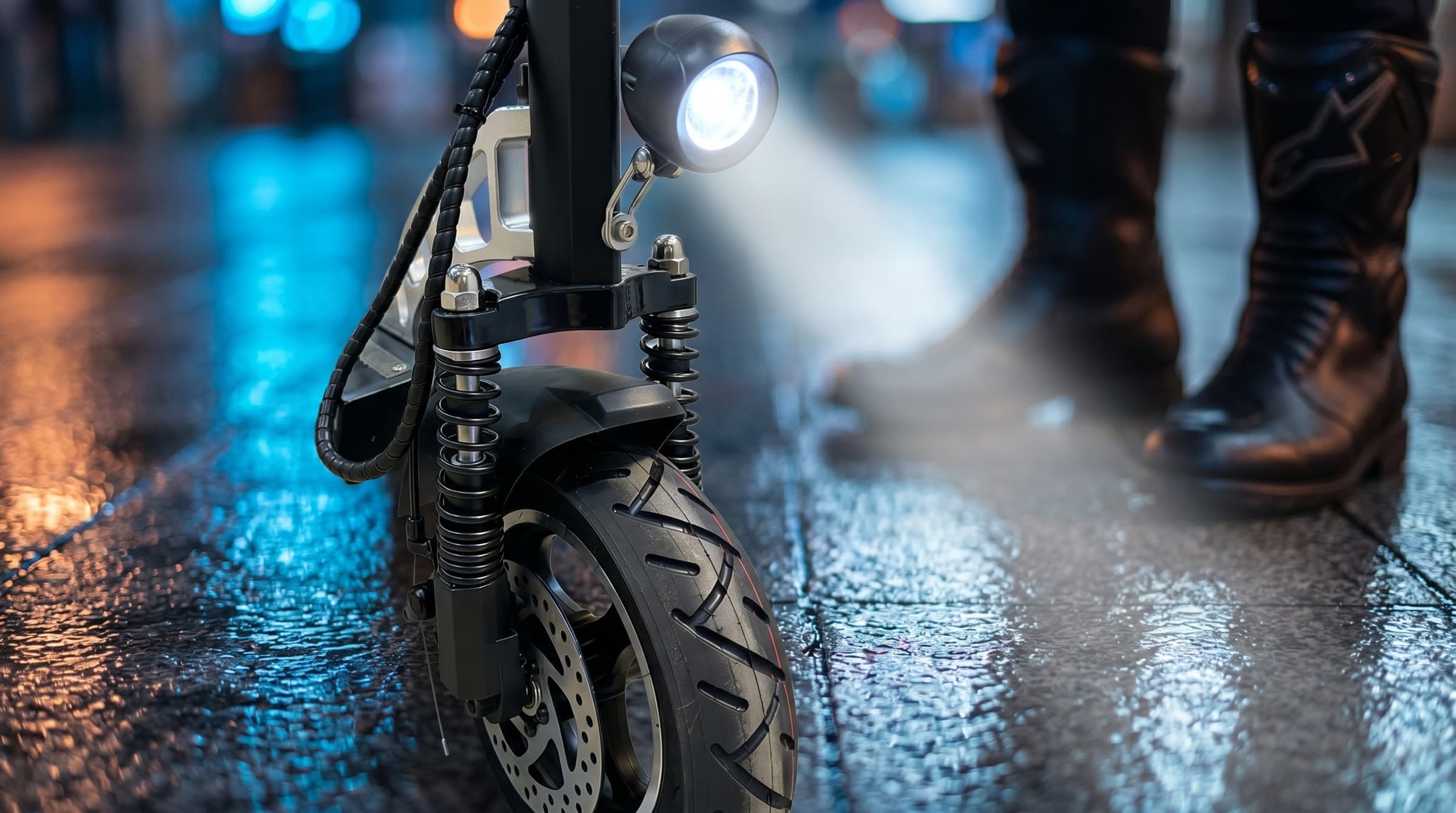 רוכב F1 בעיר בשעת לילה — תמונת שער המגזין